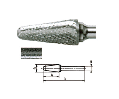 硬质合金钢锥形圆头旋转锉